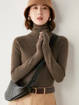 Fashion Turtleneck Sweater Women Autumn Winter Clothes Slim Warm Cashmere Pullover Bottoming Shirt Office Lady Jumper Knitwear
