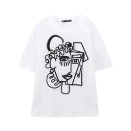 Women's Cotton T-shirt Summer 2025 High Quality Short Sleeve Tee Y2k Streetwear Fashion Shirts T Shirt Female Ladies Tops
