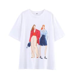 Women's Cotton T-shirt Summer 2025 High Quality Short Sleeve Tee Y2k Streetwear Fashion Shirts T Shirt Female Ladies Tops