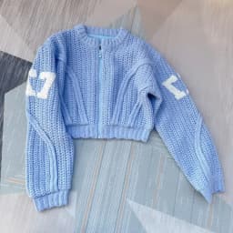 Girls Suit Knitting 2026 New Fashion Summer Korean Ladylike Sweet 2 Pic Set Full Zipper O-Neck Elastic Waist Solid Shorts Sex