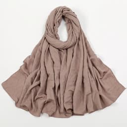 Fashion Muslim Crinkle Hijab Scarf For Women Musulman Soft Cotton Headscarf Islamic Hijab Long Shawls And Wraps Turban 180*90cm