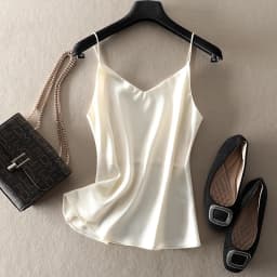 Summer Crop Top Women Camis Silk Satin Tank Top Women Camisole Sleeveless Vest Roupas Femin Cropped 2024 Cropped Top Binder Tran