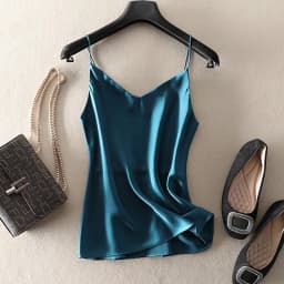 Summer Crop Top Women Camis Silk Satin Tank Top Women Camisole Sleeveless Vest Roupas Femin Cropped 2024 Cropped Top Binder Tran