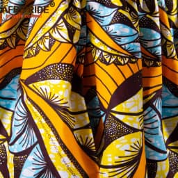 African Dresses for Women Elegant Party Short Sleeve High Waist Print A-line Dress Ankara Attire Traditional Outfits A2225029