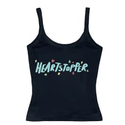 Vintage Graphic Heartstopper Letter Print T-Shirt Women Streetwear Short Sleeve Slim Crop Top Sexys Femme Summer Tank Top Y2K