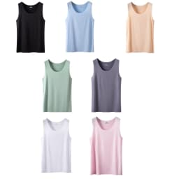Women Summer Ice Silk Seamless Top Basic Sleeveless O-Neck Racerback Athletic Thin Shirts Plain Solid Color Yoga Quick Dropship