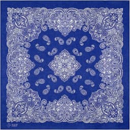 High Quality New Design Hip Hop Amoeba Cashew Cotton Square Scarf Black Bandana Scarf Headband Paisley Gifts Unisex