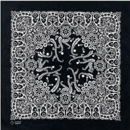 High Quality New Design Hip Hop Amoeba Cashew Cotton Square Scarf Black Bandana Scarf Headband Paisley Gifts Unisex