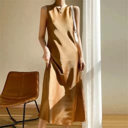 2026 Summer Robe Long Maxi Sundress Fashion Elegant Women's Acetate Satin Dresses Sexy Artificial Silk Sleeveless Party Dress