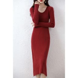 Cashmere Sweater Women's Knitted Dresses 100% Merino Wool Autumn Fashion Elegant Dress Winter Female Pullover Casual Long Skirts