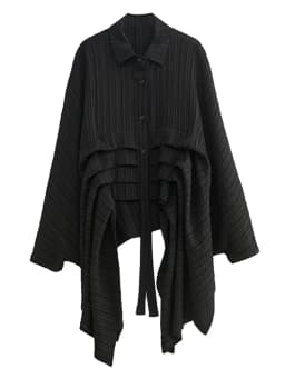 Green Vintage Irregular Oversized Shirt Women New Lapel Long Sleeve Loose Casual Blouse Top Fashion Clothing Spring Summer 2026
