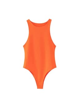 Summer solid sexy bodycon women bodysuits female 4 color green slim casual bodysuit chic lady club short playsuits femme