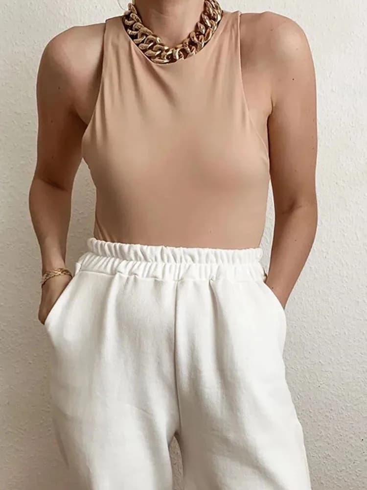 Summer solid sexy bodycon women bodysuits female 4 color green slim casual bodysuit chic lady club short playsuits femme