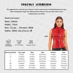 Womens Wet Look Patent Leather Mock Neck Sleeveless Crop Tops Vest Zipper Camisole Blouse Rave Clubwear Party Stage Pole Dance