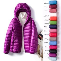 Plus Size 5XL 6XL 7XL Women Ultra Lightweight Packable Autumn Winter Warm Jackets 2026 New Arrivals Female Slim Short Down Coat