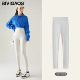 BIVIGAOS Spring Summer Thin Slim Shark Leggings Women Sexy Tight High Waist Letter Printed Sports Fitness Seamless Leggings