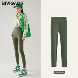 BIVIGAOS Spring Summer Thin Slim Shark Leggings Women Sexy Tight High Waist Letter Printed Sports Fitness Seamless Leggings