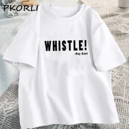 Whistle Roy Kent T Shirt Women Men Funny Ted Lassso T-shirt Cotton O Neck Casual Short Sleeve Oversized Streetwear Tshirts