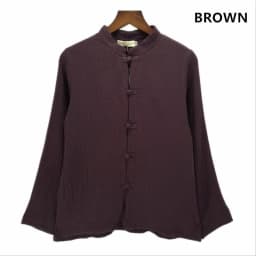 2026 Autumn Women Cotton Linen Blouse Tops Chinese Style Brand Women Long Sleeve Ladies Blouses Camisetas Mujer Blusas Camisa