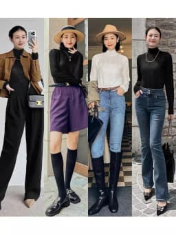 Women's Fine Wool Silk Sweater, Lace Half-High Collar, Lotus Leaf Sleeve Pullover, Bottoming Shirt, Knitting Tops Spring, Autumn
