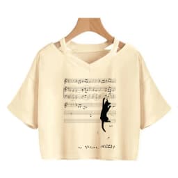 Streetwear Funny Cat T Shirt Crop Top Women Shirt Cropped Graphic Ulzzang T-shirt 90s Tshirt Top Tee Female Gothic