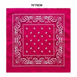 27inch/68cm Plus Size Cotton Square Scarf Hip Hop Amoeba Cashew Bandana Headband Black Paisley Turban Men Women Boys Girls Gifts