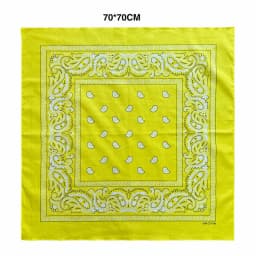 27inch/68cm Plus Size Cotton Square Scarf Hip Hop Amoeba Cashew Bandana Headband Black Paisley Turban Men Women Boys Girls Gifts