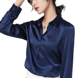 Elegant Satin Long Sleeve Blouses Women 2025 Vintage Burgundy white Silk Shirt Women Casual Loose Button Up Female Shirts Tops