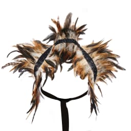 Women Natural Feather Cape Maleficent Costume Gothic Lacing Shawl Shrug Collar Feather Cape Halloween Cosplay Christmas Party