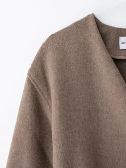 2024 Autumn/Winter Short Jacket with Belt Women Casual Round Neck Jacket Female Fashion Top