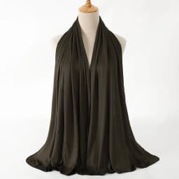 2023 New Women Modal Cotton Jersey Hijab Ramadan Fashion Plain Soft Long Turban Scarf Shawls Islamic Ladies Headscarf Bandana