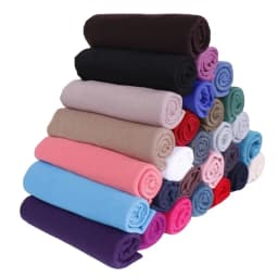 2023 New Women Modal Cotton Jersey Hijab Ramadan Fashion Plain Soft Long Turban Scarf Shawls Islamic Ladies Headscarf Bandana