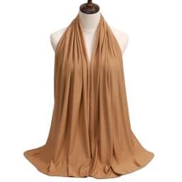 2023 New Women Modal Cotton Jersey Hijab Ramadan Fashion Plain Soft Long Turban Scarf Shawls Islamic Ladies Headscarf Bandana