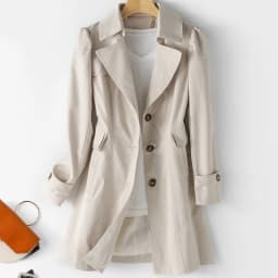Spring Autumn Trench Coat Woman 2023 New Korean Single-breasted Mid-Long Women Trench Coat Overcoat 5XL Khaki Windbreaker Female