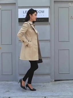 Spring Autumn Trench Coat Woman 2023 New Korean Single-breasted Mid-Long Women Trench Coat Overcoat 5XL Khaki Windbreaker Female