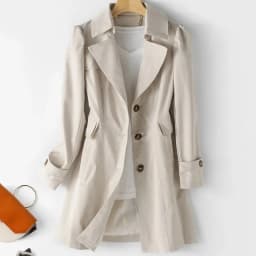 Spring Autumn Trench Coat Woman 2023 New Korean Single-breasted Mid-Long Women Trench Coat Overcoat 5XL Khaki Windbreaker Female