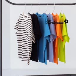 Hirsionsan Summer Oversized 100% Cotton T Shirt Women 2023 New Loose Striped Split Tees Casual Tshirt Basic Female Tops