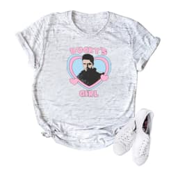 Bucky's Girl Shirt Vintage Bucky Barnes Graphic Tee Superhero Inspired Women Y2k Aesthetic T-shirt Cute Sebastian Stan Shirt Top