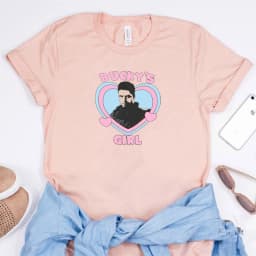 Bucky's Girl Shirt Vintage Bucky Barnes Graphic Tee Superhero Inspired Women Y2k Aesthetic T-shirt Cute Sebastian Stan Shirt Top