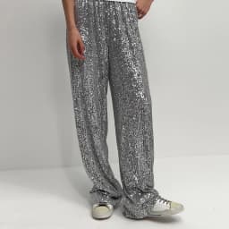 Office Lady Chic Slim All Season Pants Elegant Women Straight Sequined Patchwork Pants Outdoor Casual Long Pants 2026 Trousers