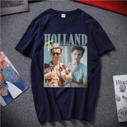 Tom Holland Retro 90's Shirt Inspiring Rap Hip Hop Tom Holland Homage Tee Vintage Tom Holland T-Shirt Kawaii Graphic Tee Tops