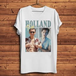 Tom Holland Retro 90's Shirt Inspiring Rap Hip Hop Tom Holland Homage Tee Vintage Tom Holland T-Shirt Kawaii Graphic Tee Tops