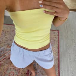Women Cropped Tube Tops Strapless Off Shoulder Backless Short Tank Summer Party Club Striped/Solid Mini Vest 2024 New