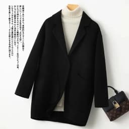 High-Quality Autumn And Winter Double Sided Wool Coat Women's Short Outwear 2024 New Loose Cocoon Type Wool Coat Appear Slim
