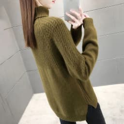 New Fashion Women Pure Pullover Woolen Sweater Autumn Winter Thickened Warm Cashmere Bottom Sweater Quality Female Sweaters Coat