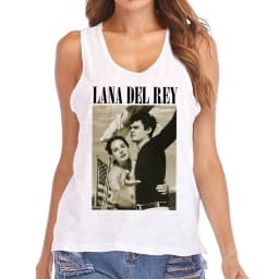 Hip Hop Vest Lana Del Rey Ldr Sailing T Shirt Tank Top Harajuku Women Vintage T-Shirt Streetwear Female Tshirt