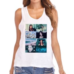 Hip Hop Vest Lana Del Rey Ldr Sailing T Shirt Tank Top Harajuku Women Vintage T-Shirt Streetwear Female Tshirt