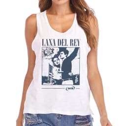 Hip Hop Vest Lana Del Rey Ldr Sailing T Shirt Tank Top Harajuku Women Vintage T-Shirt Streetwear Female Tshirt