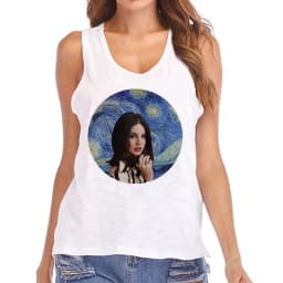Hip Hop Vest Lana Del Rey Ldr Sailing T Shirt Tank Top Harajuku Women Vintage T-Shirt Streetwear Female Tshirt