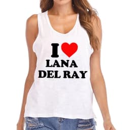 Hip Hop Vest Lana Del Rey Ldr Sailing T Shirt Tank Top Harajuku Women Vintage T-Shirt Streetwear Female Tshirt